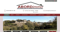 Desktop Screenshot of abordimmo.fr